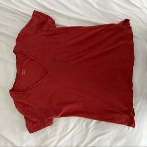Madewell Burnt Orange/ Red t shirt